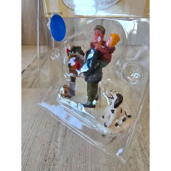 Lemax anything for me mailbox dog dad child people figuring new 2000 village acc - Picture 6 of 6